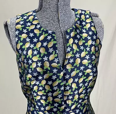 J Crew Lemon Dress Jacquard Size 0 Sheath Prep • $26.99