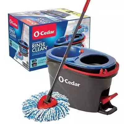 O-Cedar EasyWring RinseClean Spin Mop And Bucket System Hands-Free System • $38.98