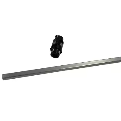 Black 3/4 -30 Spline X 3/4  DD U-Joint  + 24  Long Steering Shaft Kit • $55.50