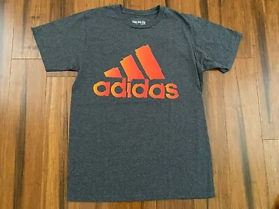 Adidas Jagged Logo Go-To Tee Gray New Men's T-Shirt S M L XL • $15.99