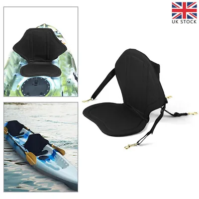 £21.49 • Buy Deluxe Kayak Seat Adjustable Sit On Canoe Back Rest Support Cushion Safety UK