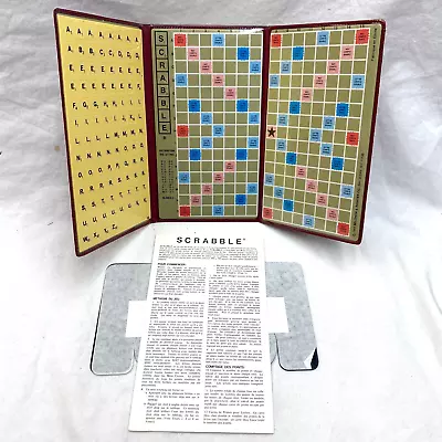 Vintage Pocket Scrabble Travel Edition Magnetic Tiles 1976 French New Unplayed • $36.41