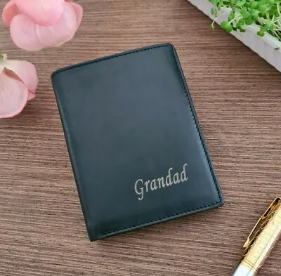 🔥 Personalised Anniversary Gift For Dad Grandad Engraved Mens Wallet Birthday • £14