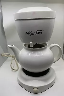 Mrs. Tea By Mr. Coffee 6 Cup Automatic Hot Tea Maker Model HTM1 No Lid • $24