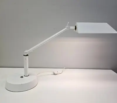 Mid-Century White Desk Lamp 2 Axis Design Isao Hosoe • $174.99