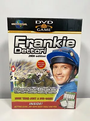 Frankie Dettori Champion Stakes Horse Racing DvD Game - NEW & SEALED           • £19.99