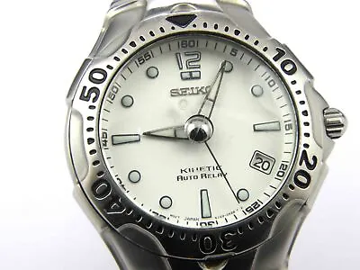 Gents Seiko Kinetic Auto Relay Divers 5J22-0D20 Watch - 200m • £199.95