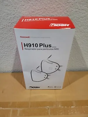 N95 Face Mask Honeywell H910 PLUS NIOSH Approved N-95 Respirator 50 COUNT BOX • $14.99