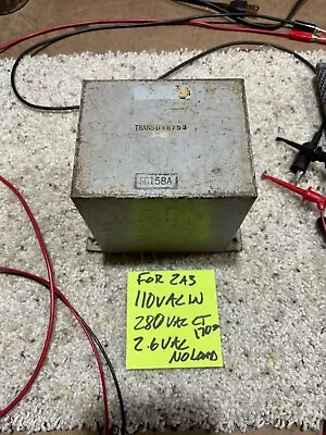 Western Electric Tube Amp Power Transformer TRANS D98753 SC158A For 2A3 Or 300B • $149