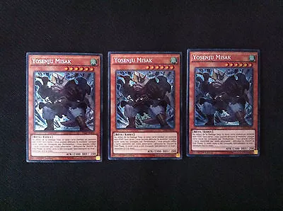 Yu-Gi-Oh! Lot Of 3 Yosenju Misak THSF-FR002 SECRET RARE • $2.89