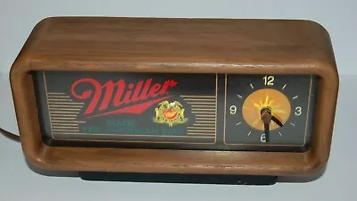 1986 Miller Brewing Motion Clock/Sign In Great Working Condition • $85