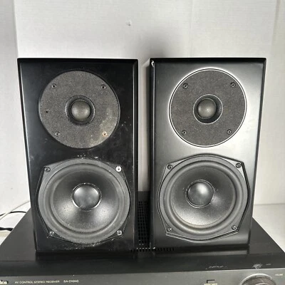 $374.99 • Buy Totem Acoustic Pair Of Mite Black Speakers 8 OHM  20-80 Watt  Made In Canada 