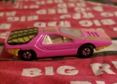 Matchbox Superfast Streakers # 75 Alfa Carabo Hot Pink W/ Yellow Base 1:64 RARE • $40