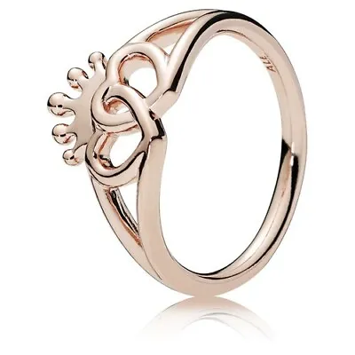 Pandora Rose United Regal Hearts Ring - 187685-52 • £63.24