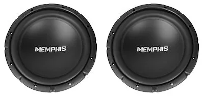 2) Memphis Audio SRX1244 12  SRX Car Subwoofers 500w Peak/ 250w RMS / Dual 4 Ohm • $128.90