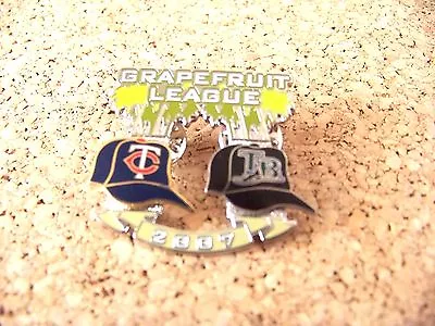 2007 Minnesota Twins Tampa Bay Devil Rays Spring Training Grapefruit League Pin • $12