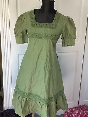 True Vintage Laura Ashley Dress Size 10. 1960’s Dress. Made In Wales. Vintage • $112.01