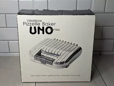 VillaWare Pizzelle Baker Uno Series Model 2060 Italian Cookie Works Great W/ Box • $49.97