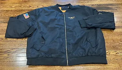 Honda Goldwing Jacket Men 4XL Full Zip Nylon Lined Lightweight GL1800 Motorcycle • $35