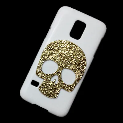 3D Retro Metal Skull Back Hard Phone Cover Case For Samsung Galaxy S5 Mini • $9.25
