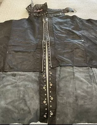 Papa's Leather Barn (womens Leather Motorcycle Chaps Size Large) • $32