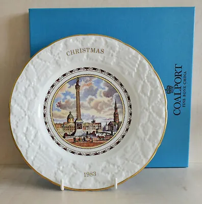 Coalport England Christmas Plate 1983 Pratt Prints Trafalgar Square Boxed • £4.50