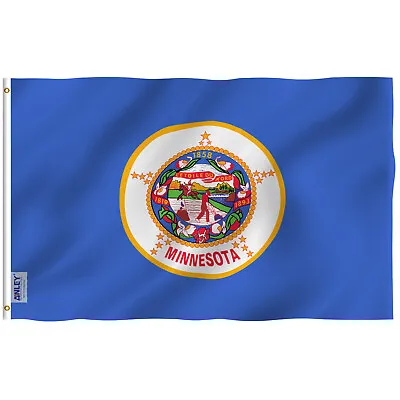 Anley Fly Breeze 3x5 Feet Minnesota State Flag - Minnesota MN Flags Polyester • $7.95
