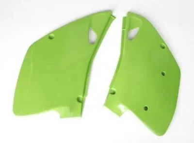 UFO Plastics Side Panels KX Green Kawasaki KX125/250 1992-93 KA02745026 11-6223 • $34.45