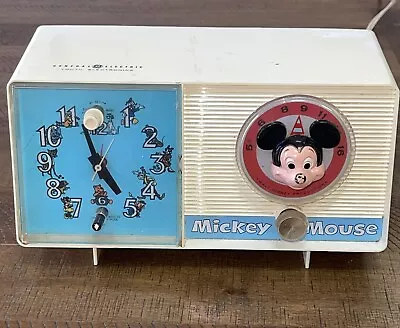 Vintage Disney Mickey Mouse GE Youth Electronics AM Clock Radio • $59.50