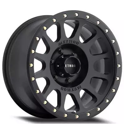 (4) 17  Method Wheels MR305 NV Matte Black Off Road Rims (B7) • $1292