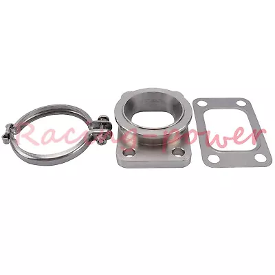 $99.99 • Buy 3  OD V-Band Flange To T25 Adapter COMPACT Flange Clamp Gasket Kit
