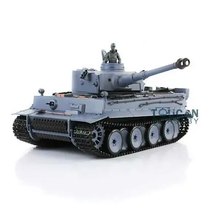 US Stock 2.4Ghz 1/16 Scale 7.0 Henglong Plastic German Tiger I RTR RC Tank 3818 • $115.92