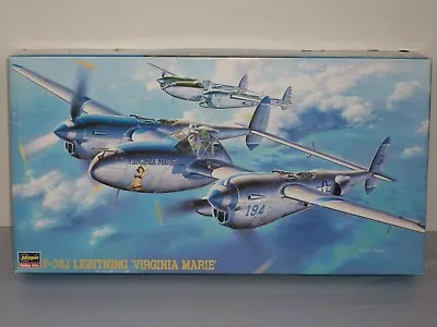 Hasegawa 1/48 Scale P-38J Lightning 'Virginia Marie' • $20
