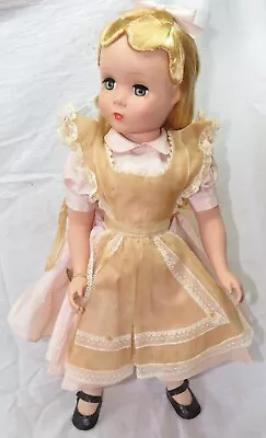 17” Vintage Madame Alexander Alice In Wonderland Doll ~ With Wrist Hang Tag • $33