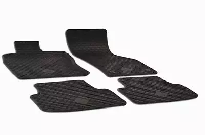 $34.95 • Buy Set Of 4 Black Rubber All Weather Floor Mats OE Fit For VW GLI Golf R GTI MK7