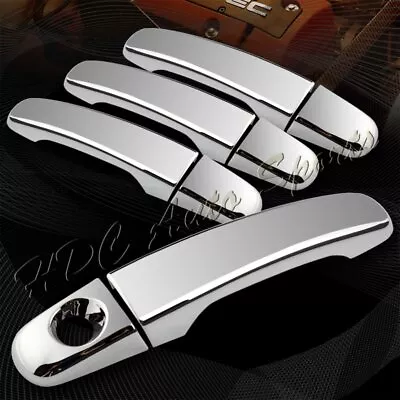 For 2008-2012 Chevy Malibu/HHR Mirror Chrome Adhesive Door Handle Cover Cap Kit • $18.88