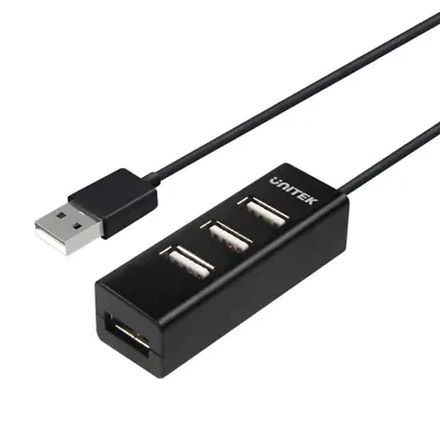 $8.95 • Buy USB Hub 4 Port USB 2.0 Unitek Y-2140 Compact Expansion Smart Splitter USB Hub