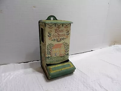 Vintage Jasco Metal Tin Matchbox Matchstick Match Holder • $14.99