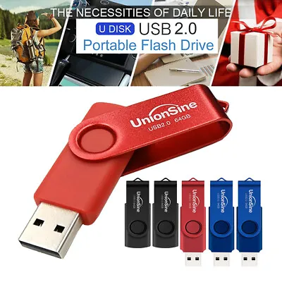 1/5/10X USB 2.0 Flash Drive Thumb Jump Drive USB Memory Stick Pen Drive LOT 64GB • £10.59