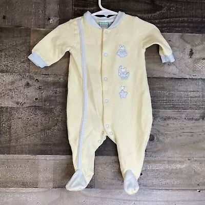 Vintage Beyond Basics Baby SZ 3-6M One Piece Outfit Sleeper Infant Snap Y2K 2000 • $19.99