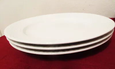 3 Martha Stewart Collection Dinner Plates White/Ivory 11  • $24