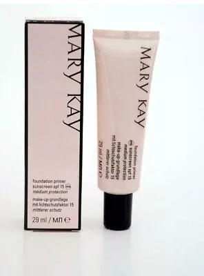 Mary Kay Foundation Primer~ Sunscreen SPF 15~ 29 Ml~ NIB~ Free Shipping  • $15.99