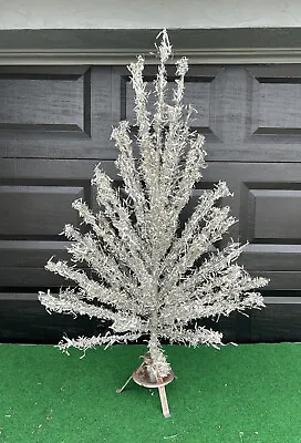 Vintage 4 Ft Aluminum Christmas Tree 63 Branches • $199.99