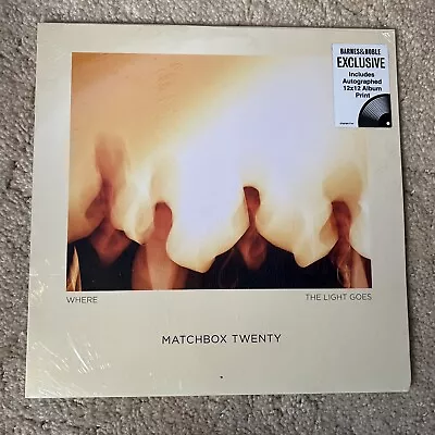 MATCHBOX TWENTY – WHERE THE LIGHT GOES - VINYL LP NEW SIGNED INSERT Sealed LOOK • $49.99