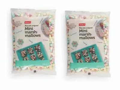 2x Mini Soft Marshmallows Candies Sweet Vanilla Flavour Sweets Baking Cake 150g • $29.27