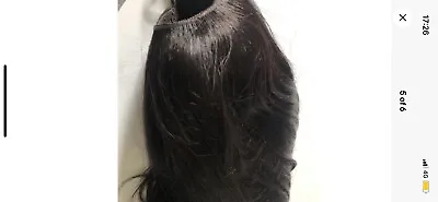 18  U Part Wig Human Hair Straight 1b • £55