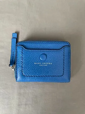 Marc Jacobs M0013054 Zip Around Mini Wristlet Leather Wallet • $80