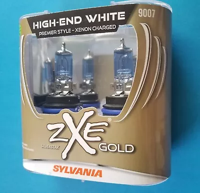 NEW - SYLVANIA 9007 SilverStar ZXe GOLD High Performance Halogen Headlight Bulbs • $33.25