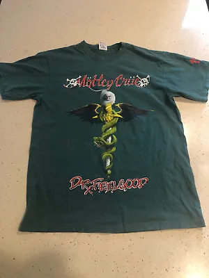 Motley Crue  Dr Feelgood  1989 Tour T-shirt - Original - Adult Large • $99
