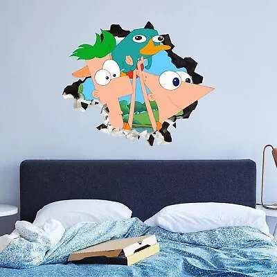 £72.53 • Buy Disney Phinea & Ferb Wall Decals Stickers Mural Home Decor For Bedroom Art JO352